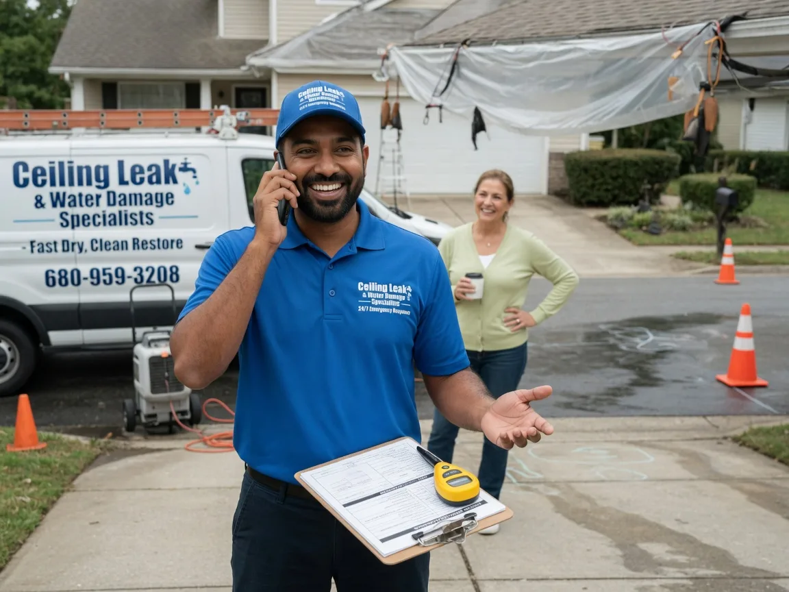 Ceiling Leak Cleanup Yatahey, NM FAQs